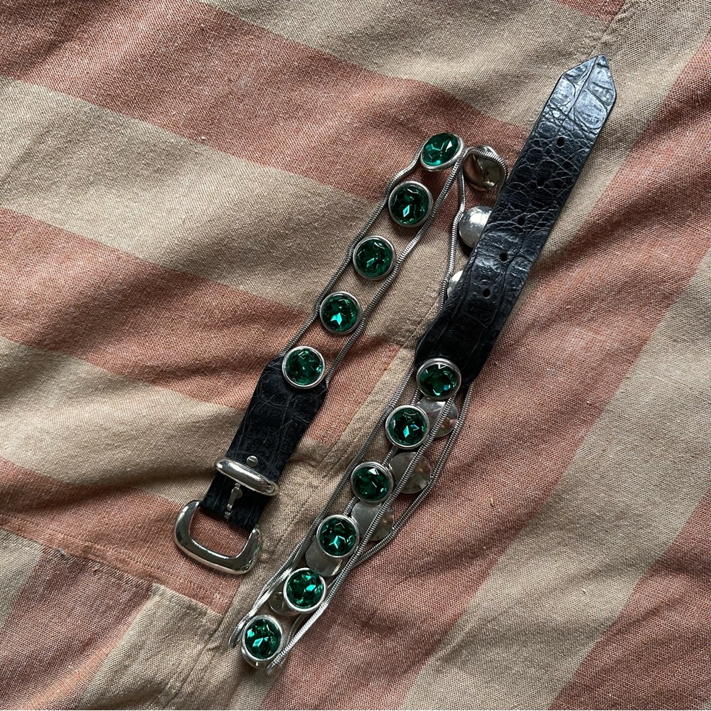 Embellished vintage belt
